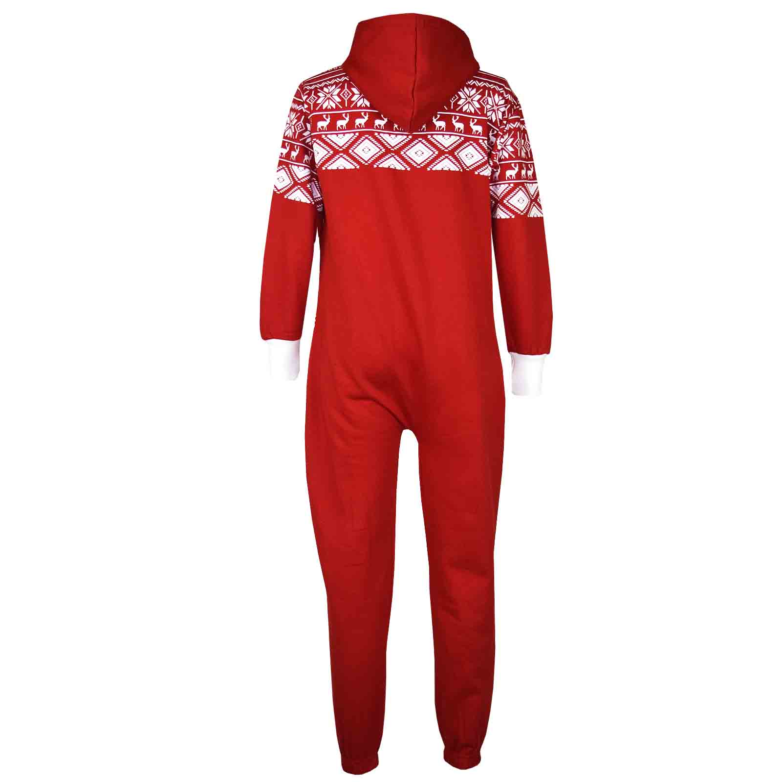 reindeer onesie red